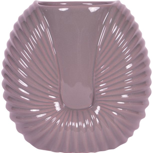 Laura Ashley Pink Harriston Stoneware Conche Vase by Ora Designs | Style Our Home