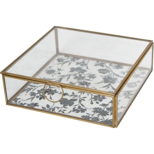 Laura Ashley Clear Single Glass Box In Rye Large by Ora Designs | Style Our Home