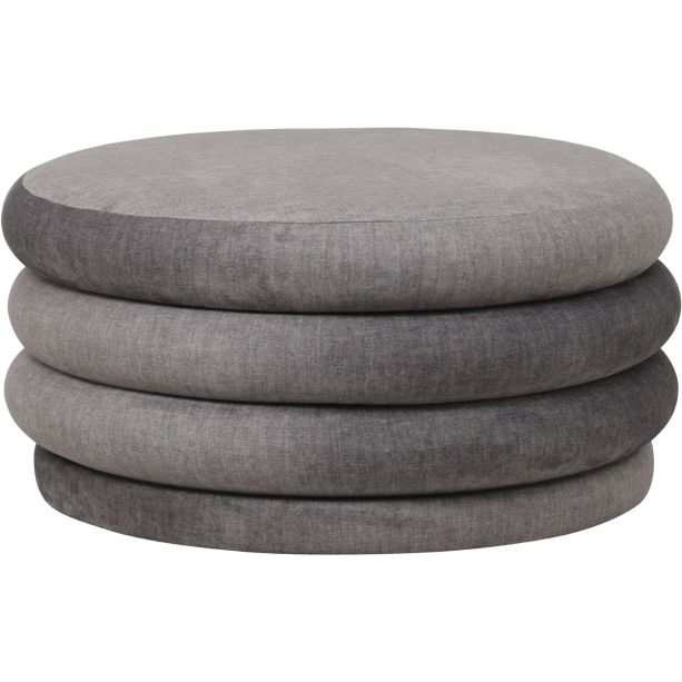 Casa Upholstered Storage Ottoman Grey by Libra Designs | Style Our Home