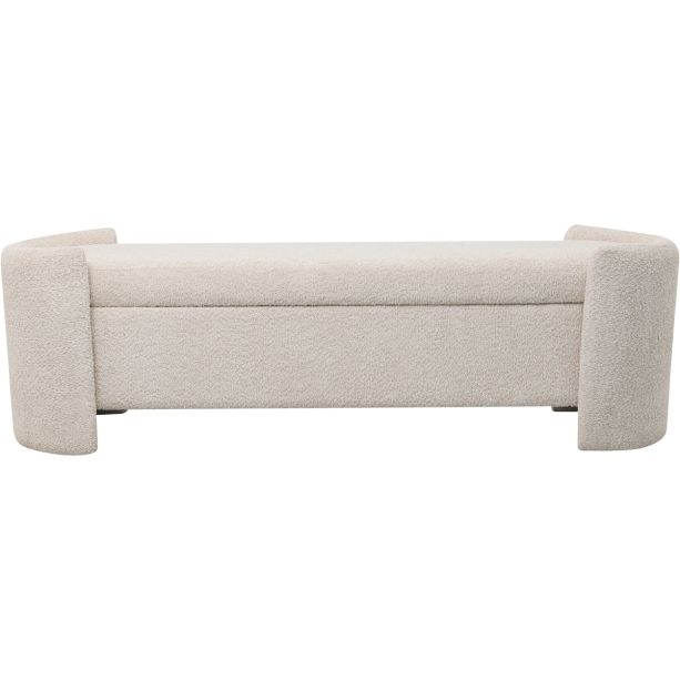 Waverley Upholstered Storage Bench Cream by Libra Designs | Style Our Home