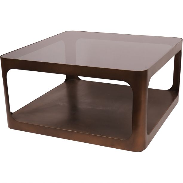 Thorn Metal and Glass Square Coffee Table by Ora Designs | Style Our Home