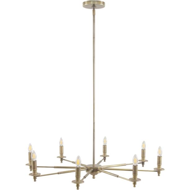 Blithe 8 Light Brass Chandelier by Ora Designs | Style Our Home