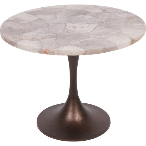 Bosworth Smokey Quartz Side Table 60cm by Ora Designs | Style Our Home
