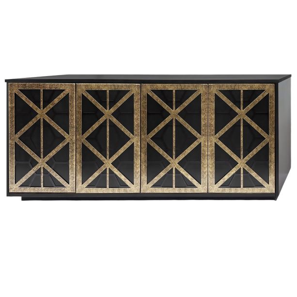 Reeno Fretwork 4 Door Buffet Sideboard by Ora Designs | Style Our Home