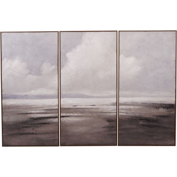 Hazy Horizons Framed Wall Art Set of Three by Ora Designs | Style Our Home