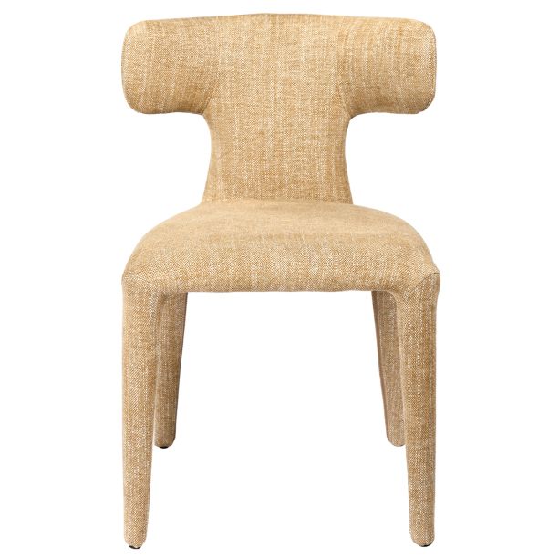 Pair of Milo Upholstered Dining Chairs in Wheat by Ora Designs | Style Our Home
