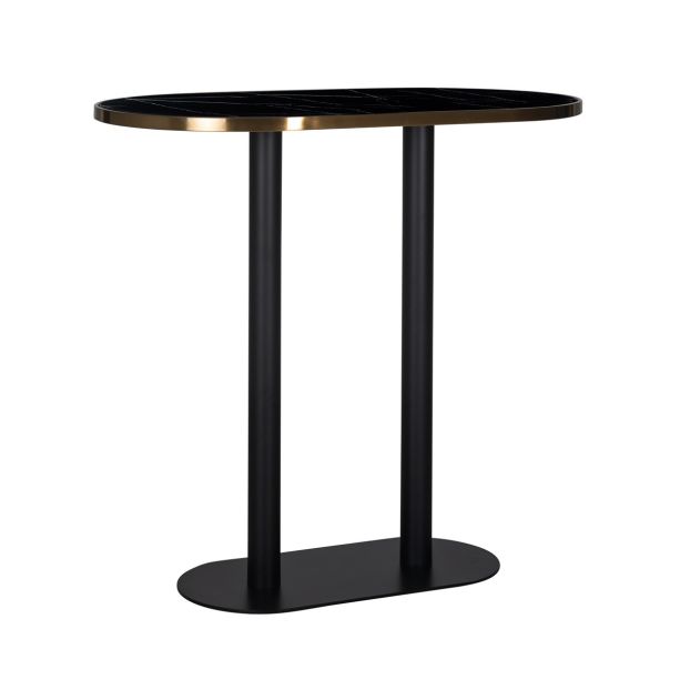 Zenza Black Oval Bar Table by Richmond Interiors | Style Our Home 