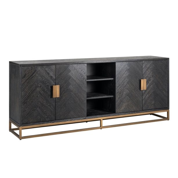 Blackbone Brass 4 Door Sideboard - Style Our Home