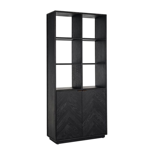 Blackbone Brass 2 Door Bookcase - Style Our Home