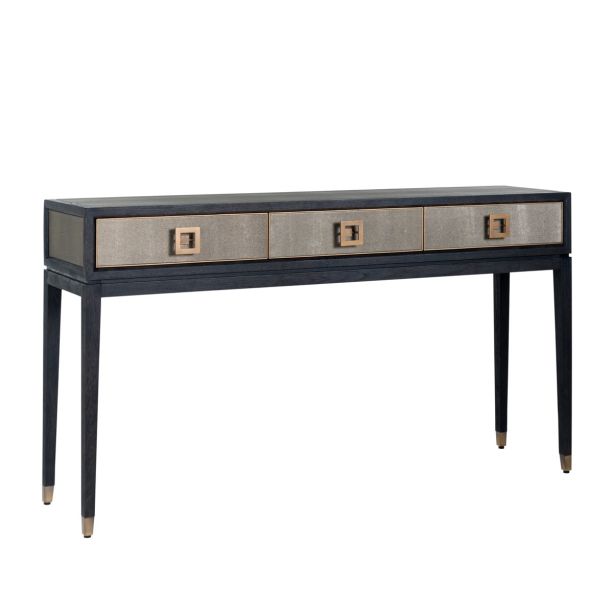 Bloomingville Vegan Shagreen 3-Drawer Console Table - Style Our Home