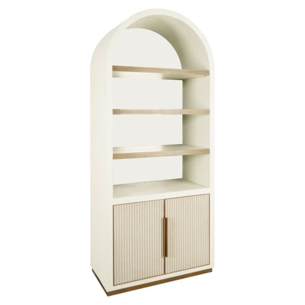 Tivoli with Arched Top 2-Doors 3-Shelves Display Cabinet by Richmond Interiors | Style Our Home