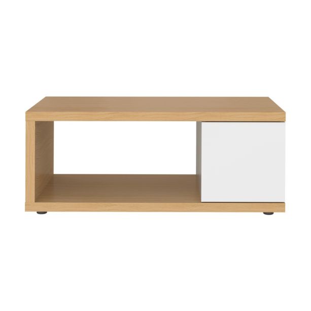 Berlin Oak (Veneer) / Pure White Coffee Table | Style Our Home
