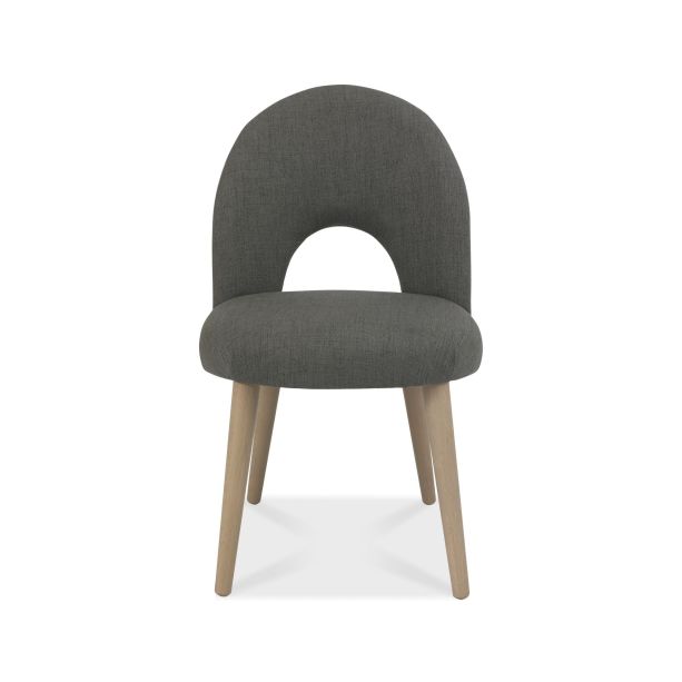 Dansk Oak Upholstered Chair (Pair) - Style Our Home