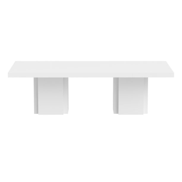 Dusk 002 High Gloss White Dining Table - Style Our Home