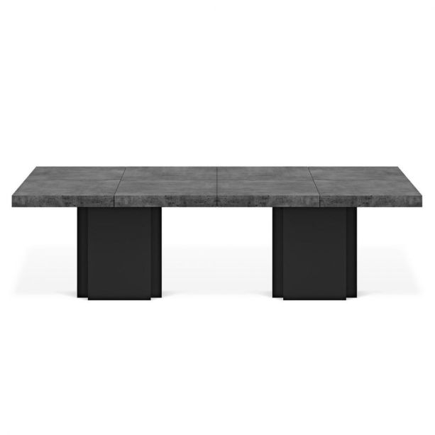 Dusk 002 Concrete & Black Dining Table - Style Our Home