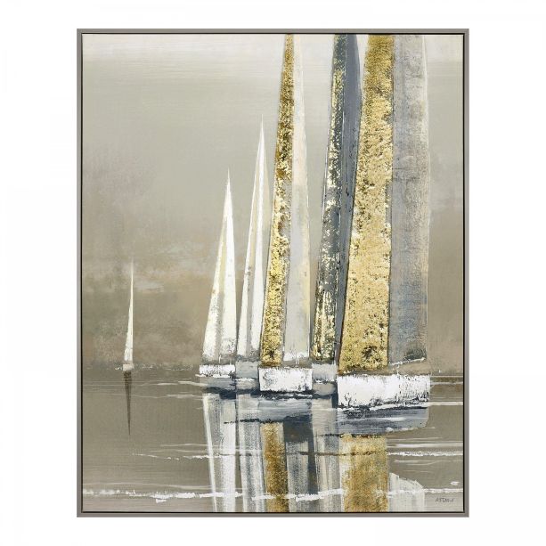 Golden Sails Framed Canvas  by Gallery Living | Style Our Home