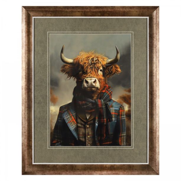 Dapper Highlander Framed Art  by Gallery Living | Style Our Home
