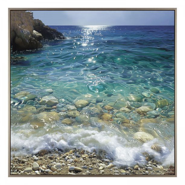 Crystal Waters Framed Canvas  by Gallery Living | Style Our Home