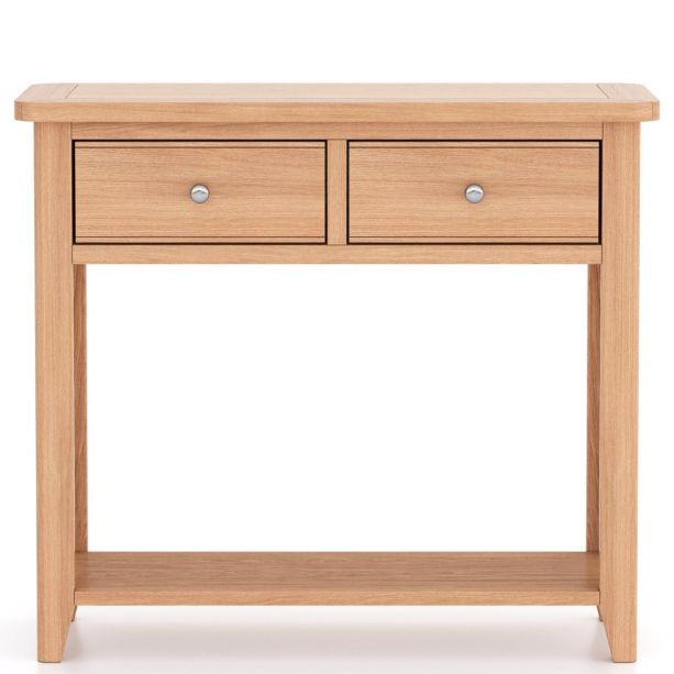 Arlyn Natual Oak Console Table by Hertiance Furniture | Style Our Home