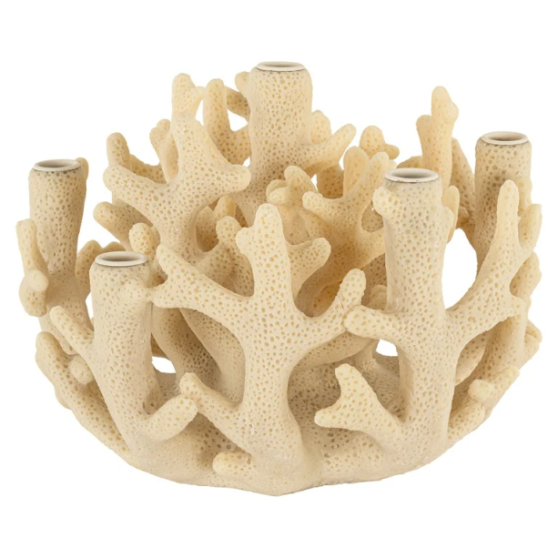 Candle Holder Clarice (White) by  Richmond Interiors | Style Our Home