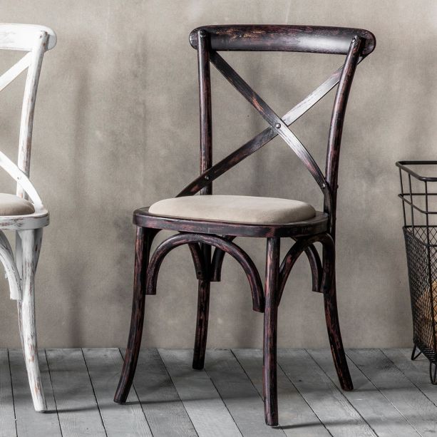 Café Black Dining Chair (pair) - Style Our Home
