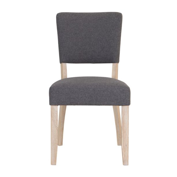 Colbury Fabric Dining Chair - Grey by Aegon Interiors | Style Our Home