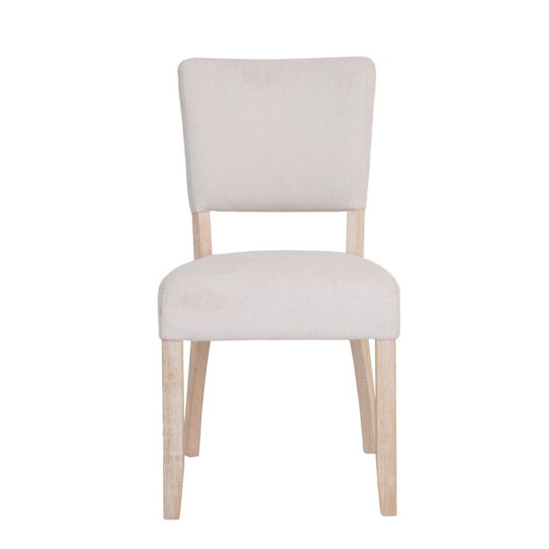 Colbury Fabric Dining Chair - Natural by Aegon Interiors | Style Our Home
