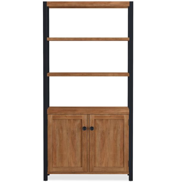 Tall Bookcase With Doors by Hertiance Furniture | Style Our Home