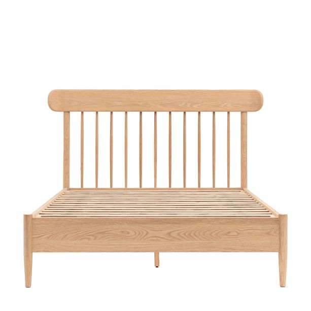 Hatfield 4'6 Spindle Bed Natural by Gallery Living | Style Our Home