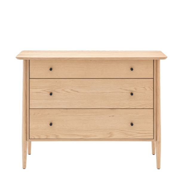 Mella 3 Drawer Chest Natural by Gallery Living | Style Our Home