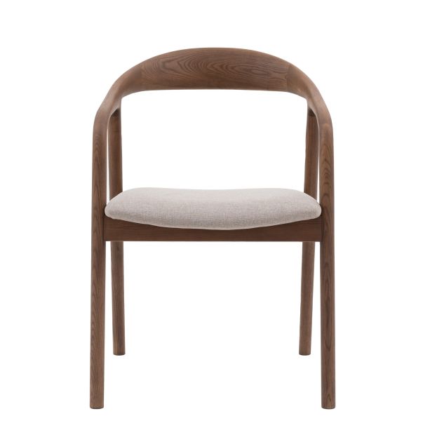 Tearto Walnut Dining Chair UPH (2pk) by Gallery Living | Style Our Home