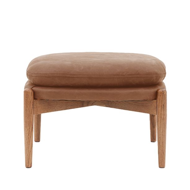 Datsun Footstool Antique Brown by Gallery Living | Style Our Home