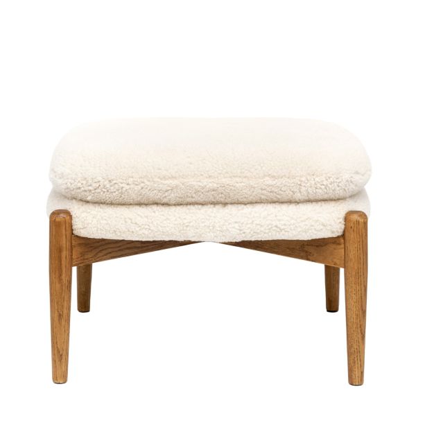 Datsun Footstool Sheepskin by Gallery Living | Style Our Home