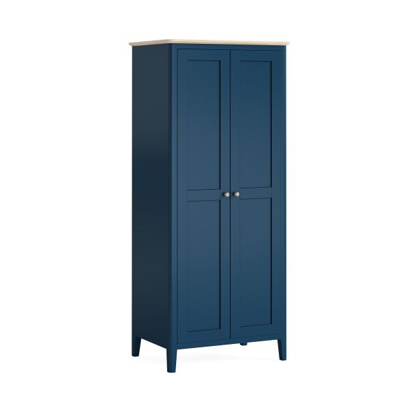 Marlow Navy Full Hanging Wardrobe by Corndell/Global Home Group  | Style Our Home