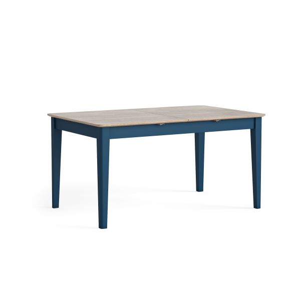 Marlow Navy Rectangle Extending Dining Table by Corndell/Global Home Group  | Style Our Home