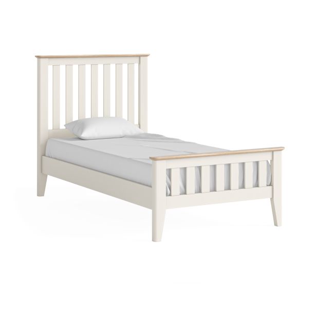 Marlow Coconut Milk Slatted 3' Bed by Corndell/Global Home Group  | Style Our Home