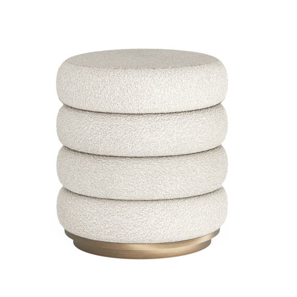 California Upholstered Footstool by Condell/Global Home Group | Style Our Home