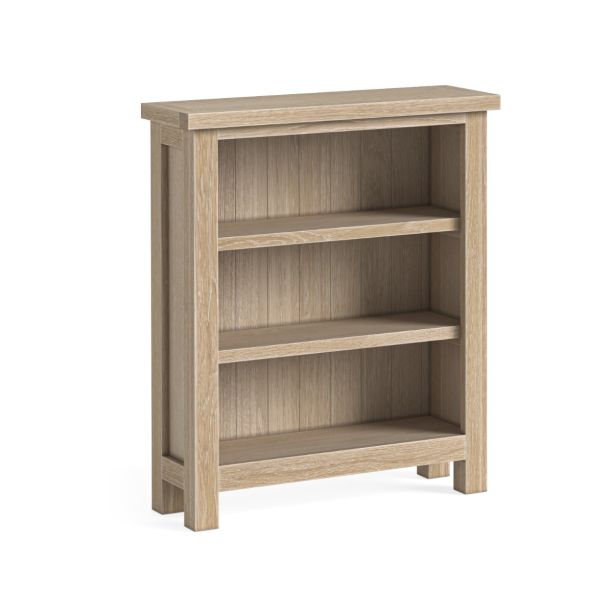 Modern Country Oak White Wash Low Bookcase by Condell/Global Home Group | Style Our Home