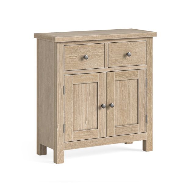 Modern Country Oak White Wash Small Sideboard by Condell/Global Home Group | Style Our Home