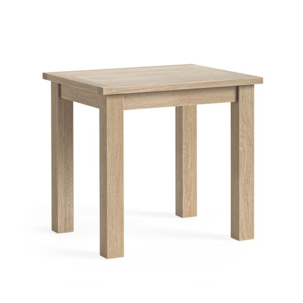 Modern Country Oak White Wash Bistro Dining Table by Condell/Global Home Group | Style Our Home