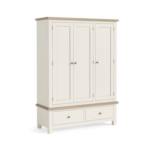 Modern Country Coconut Triple Wardrobe by Condell/Global Home Group | Style Our Home