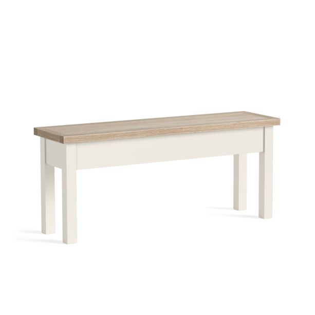 Modern Country Coconut Shallow Storage Bench by Condell/Global Home Group | Style Our Home