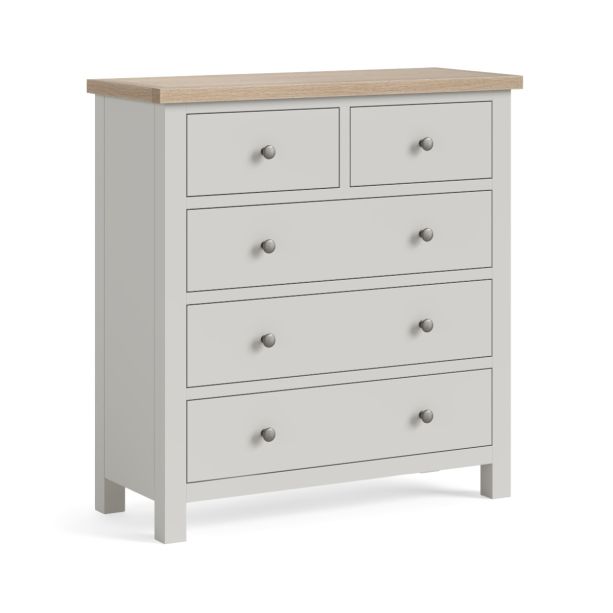 Modern Country Light Grey 2 over 3 Chest by Condell/Global Home Group | Style Our Home