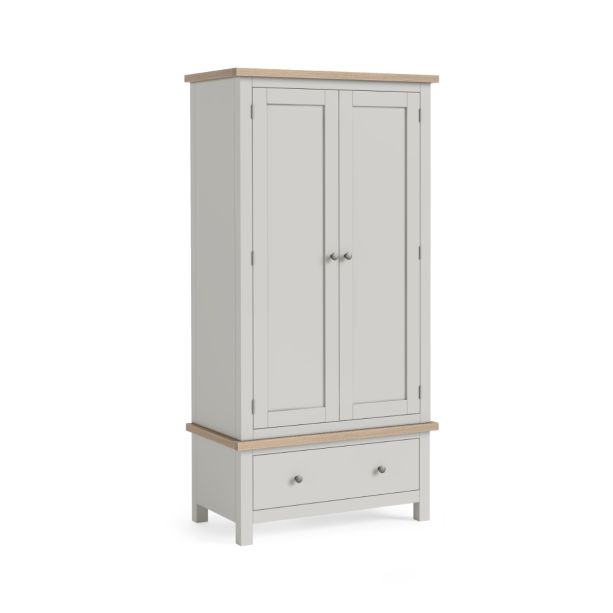 Modern Country Light Grey Gents Wardrobe by Condell/Global Home Group | Style Our Home