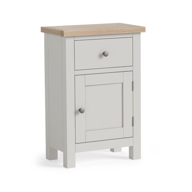 Modern Country Light Grey Telephone Cupboard by Condell/Global Home Group | Style Our Home