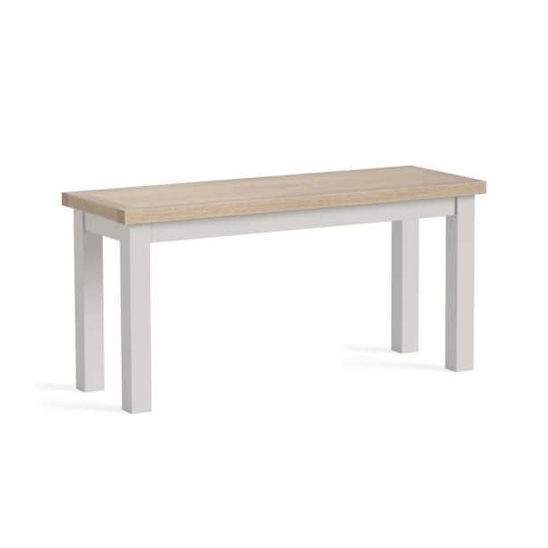 Modern Country Light Grey Bench by Condell/Global Home Group | Style Our Home