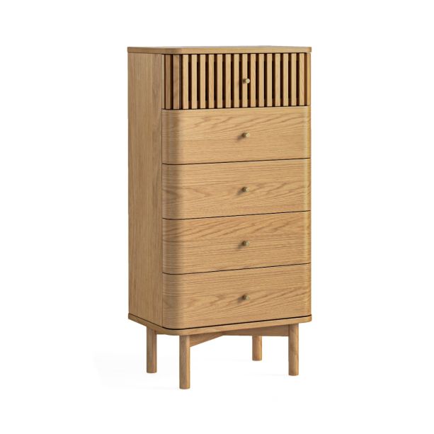 Soho Natural 5 Drawer Tallboy by Condell/Global Home Group | Style Our Home