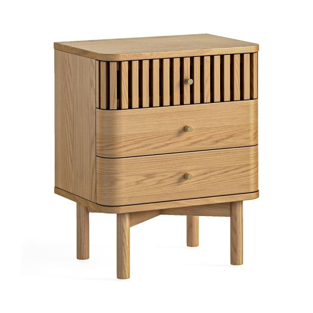 Soho Natural 3 Drawer Bedside by Condell/Global Home Group | Style Our Home