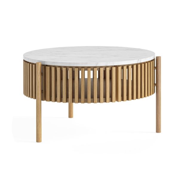 Soho Natural Marble Top Story Coffee Table by Condell/Global Home Group | Style Our Home