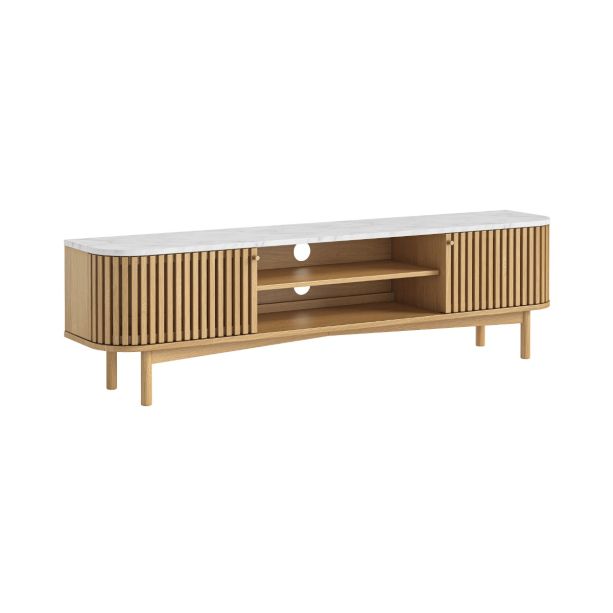 Soho Natural Marble Top Large TV Unit by Condell/Global Home Group | Style Our Home